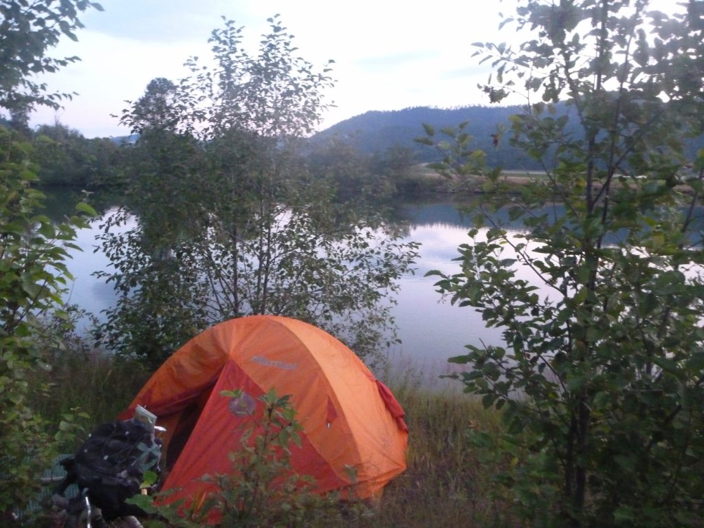 Michael Altfiled's Marmot 3P tent in Idaho